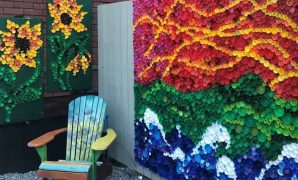 Art with Plastic Bottle Caps