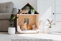 Easy and Creative DIY Room Decor with Cardboard Boxes Ideas